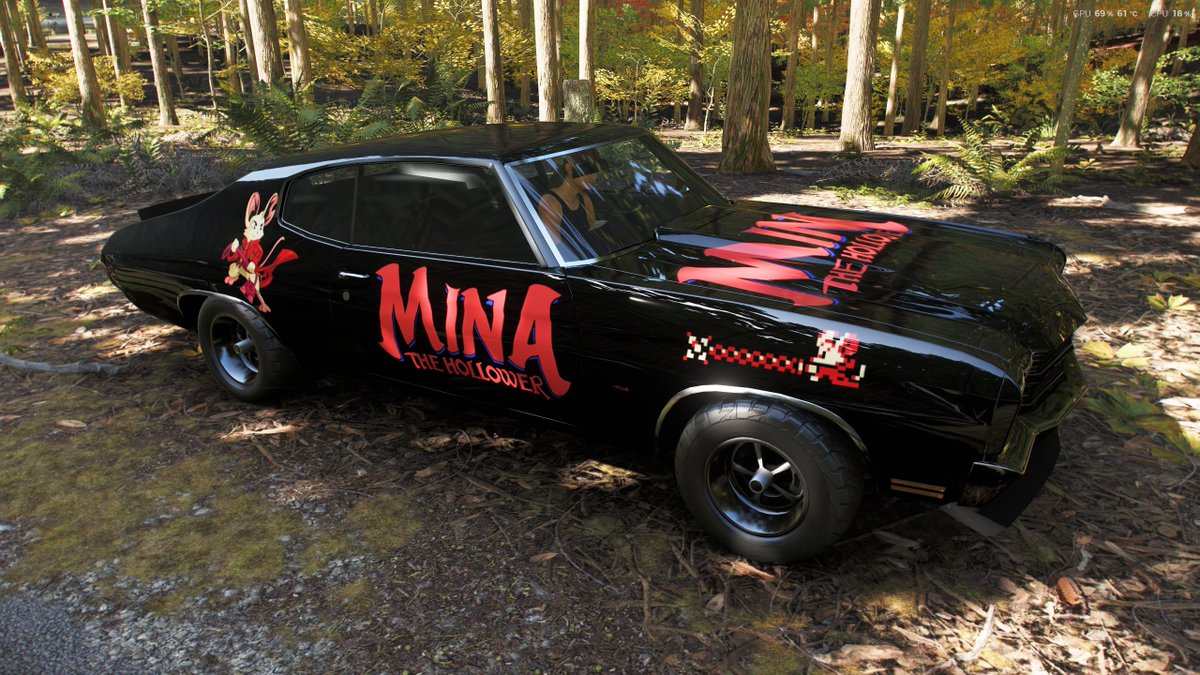 YachtClubGames's tweet photo. Still thinking about Mina while racing through Forza Horizon 6? 🚗🐭
MonkeySling made these amazing Mina the Hollower-themed wraps!
In FH6, search these Share Codes in the Designs / Livery menu:
Car: 940 101 143
Mina: 159 122 953
Title: 160 871 767
8-bit Mina: 662 062 430 https://t.co/nUFQ3xTTgV