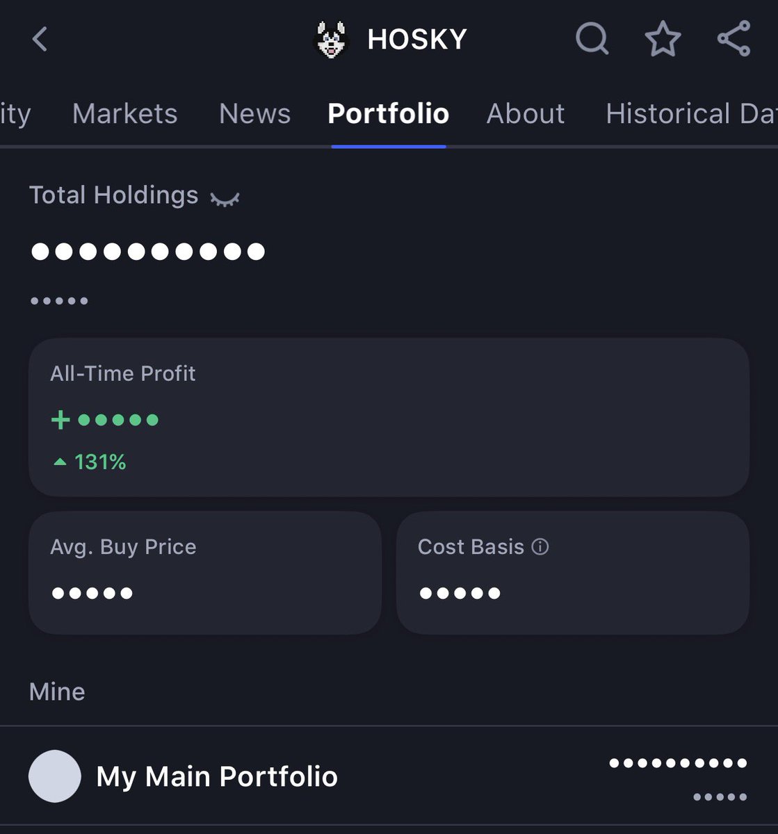 TheTokenKeeper's tweet photo. @CuadradoDeFi @hoskytoken Bought the top https://t.co/Cvi1D5iJdn