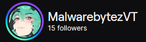 MalwarebytezVT's tweet photo. We are ten followers away from 25 on Twitch! We are so close to getting Affiliate! Only 2 more days of 3 average viewer streams!
https://t.co/8zLQg8spiG https://t.co/D5UzwRlJHY