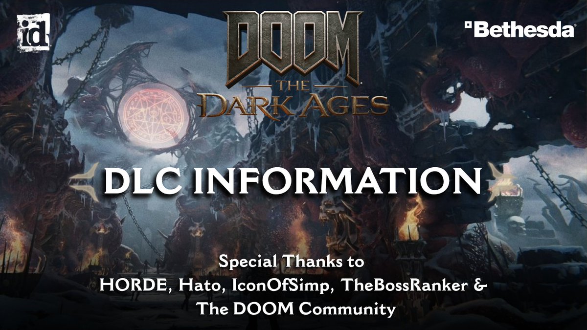 Sneakyjaycool's tweet photo. DOOM: The Dark Ages DLC INFO:

"Balance is good, Its like a ramp"

Flail: Buffed its Armor regen

Cyberdemon is getting a wing attack that will  reposition the player.

The windup (Swing) time for the Dreadmace has been reduced.

 "He Wore the Crown of the Night Sentinels" https://t.co/YtySRZLNiJ