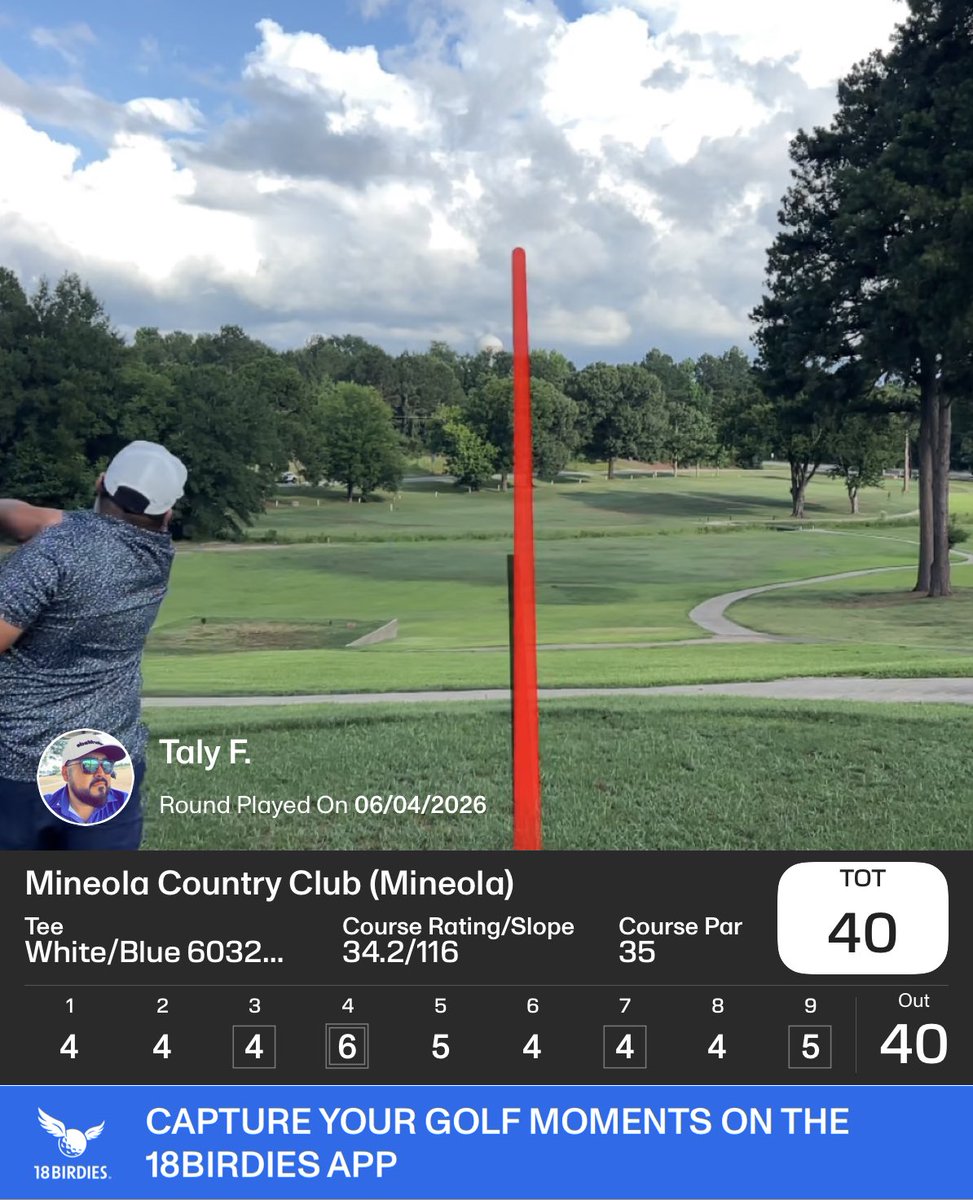 tflo54's tweet photo. #18Birdies https://t.co/a2JklvQS6l