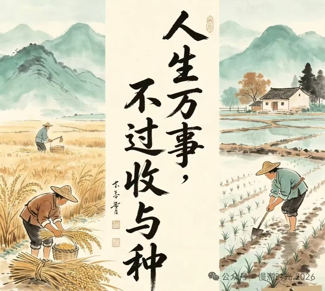 F19852Huang's tweet photo. 时雨及芒种，四野皆插秧。
家家麦饭美，处处菱歌长。
       芒麦归仓，是对过往辛苦的收尾；秧苗入田，是对未来日子的期许。四季轮回从无捷径，春生夏长，秋收冬藏，付出多少，便会回馈多少，时光从来公平。早安，芒种快乐。 https://t.co/P8l0hbk3Za