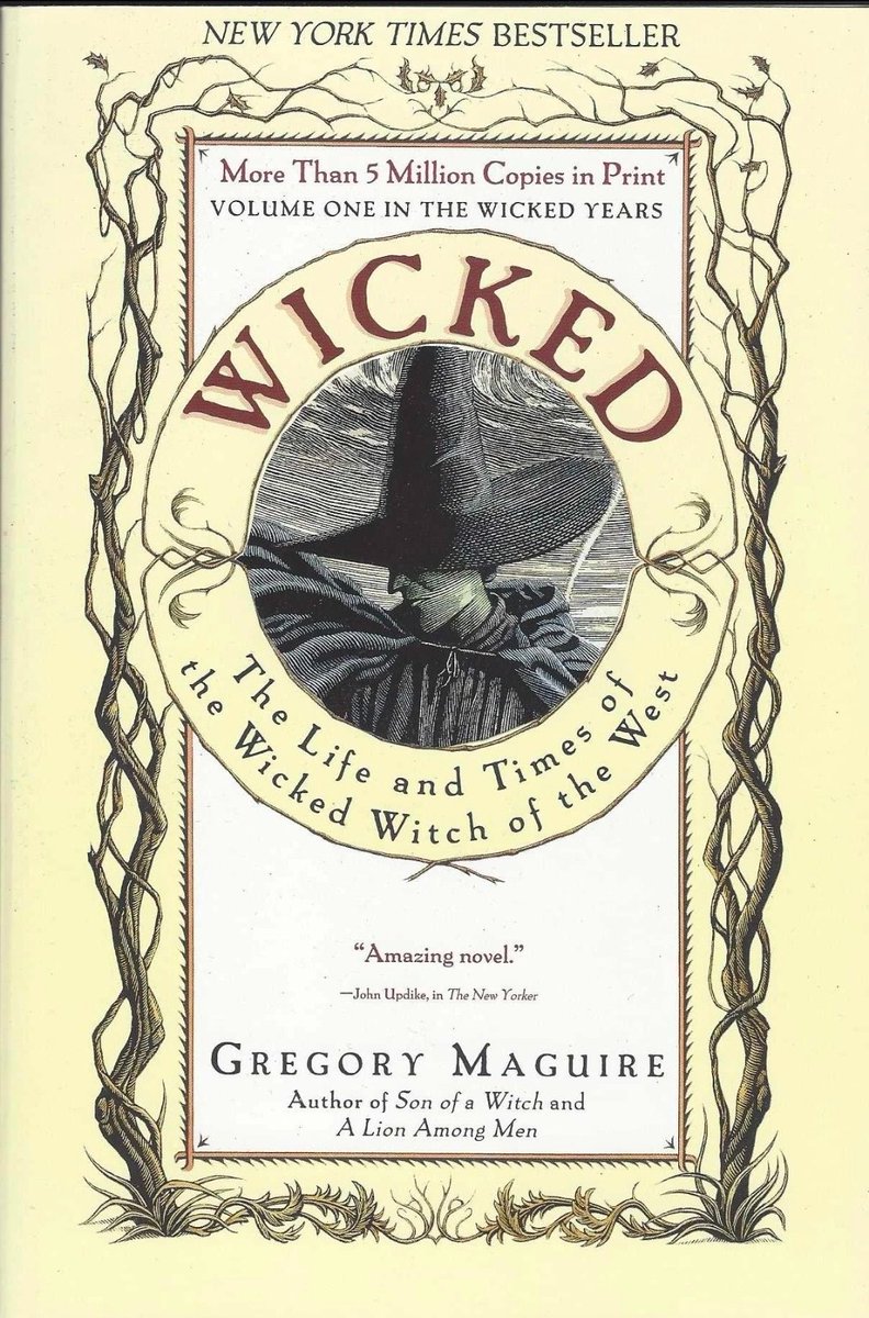 ExpenathanTruth's tweet photo. 'Wicked: The Life and Times of the Wicked Witch of the West' (1995) - Gregory Maguire
The story of Elphaba, the "Wicked Witch of the West," and her friendship with Glinda the Good.
Age: 16+
'Wicked: Part I' (2024)
Age: 8+
2 h, 40 m
'Wicked: For Good' (2025)
Age: 9+
2 h, 17 m https://t.co/nrKNVL88Lr