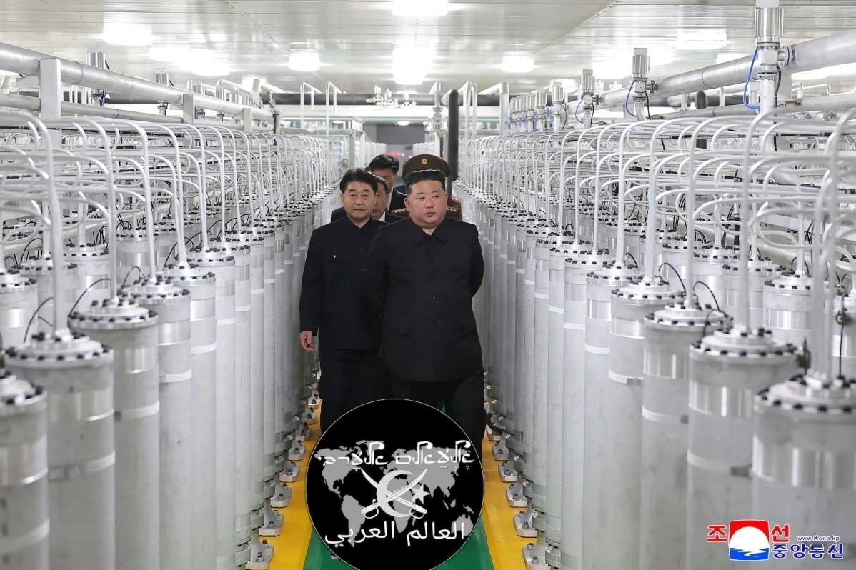 ShieldOfTruth_'s tweet photo. 🚨 Kim Jong Un calls for higher uranium enrichment levels, signaling push to strengthen North Korea’s nuclear deterrent https://t.co/BwzHXMdmMp