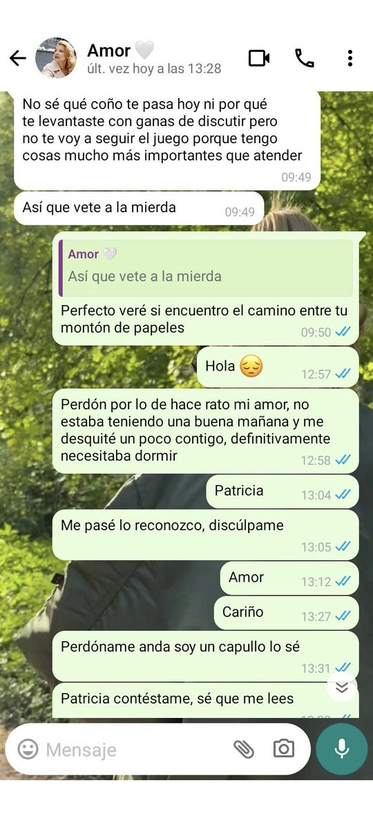buscandoazule's tweet photo. y como cualquier matrimonio, estos dos también tienen sus peleas de pareja por cosas tontas que les hacen perder la paciencia; parece que néstor aún no aprende que hacer enojar a su mujer es bastante fácil, pero contentarla no tanto 👩🏼‍🤝‍👨🏻📱✉️😒 https://t.co/dBGSASHUFV