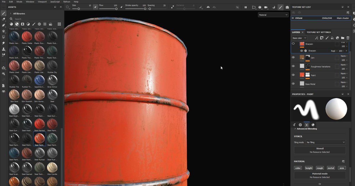 GameLevelDesign's tweet photo. It's crazy there is complete beginner tutorial course that will teach you how to use Substance Painter completely from scratch for environment art.

In only 23 videos &amp; in 6 hours you'll be  able to use Substance Painter.

Substance 3D Painter Essentials: https://t.co/N68ELfs4sI https://t.co/vK8wWRlIcx