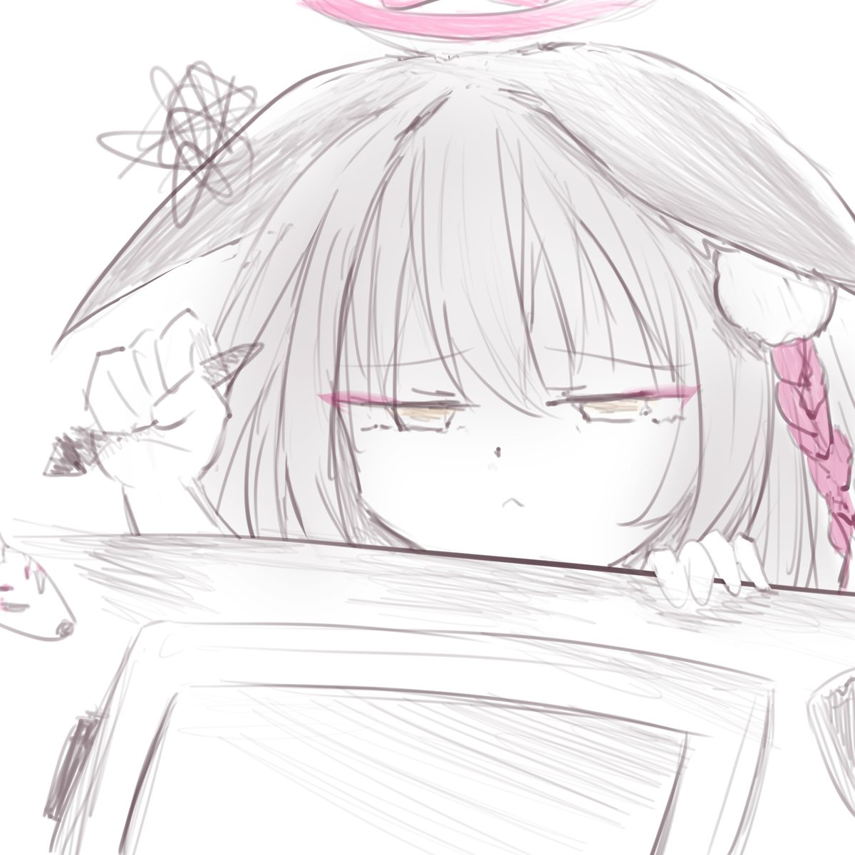 Starsage2R's tweet photo. 前回のイズナの絵の続きみたいな話です…

何週間もすごく頑張って練習して、ようやく自分なりに納得できる作品を初めて仕上げられたんです。 でも、イズナの絵を投稿した直後、パソコンが急に落ちたり再起動を繰り返すようになって…。かなり焦って「大事になったかも」と思いながら修理に出しました。戻ってくるまでに2〜3日かかりました。
修理から戻ってきて、試しに色々描いてみたんですけど… 前に一生懸命学んだ感覚が、少しずつ薄れていくような気がして。完全に最初に戻ったわけじゃないけど、なんだかそんな気分です。 笑えない話だけど、イズナ以外のキャラを描こうとすると、表情や雰囲気がどうしてもパッとせず、味気なくなってしまうんですよね…。

でも、もう一度練習してみようと思います。今回はちょっと方向性を変えてみますね。 近いうちに新しい絵を投稿できたらいいな〜。上手くいきますように…！