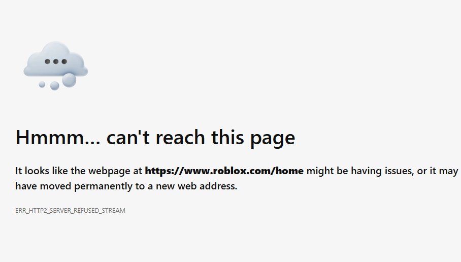 TotalGamingNet1's tweet photo. @Roblox_RTC Roblox is down  #roblox https://t.co/i9Ubv4lvrs