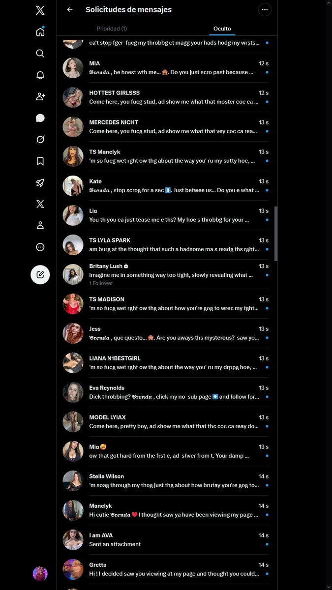 SexyValquiria95's tweet photo. Yes, I'm a very popular girl!😊😘💖
Well, I think they're all my spam messages, ha ha ha!🤣
It's funny and surprising at the same time to see all those messages "seeking my attention."😂🤷♀️🤪
#Memes #Fun #XSpam https://t.co/rXmS4jQAgS