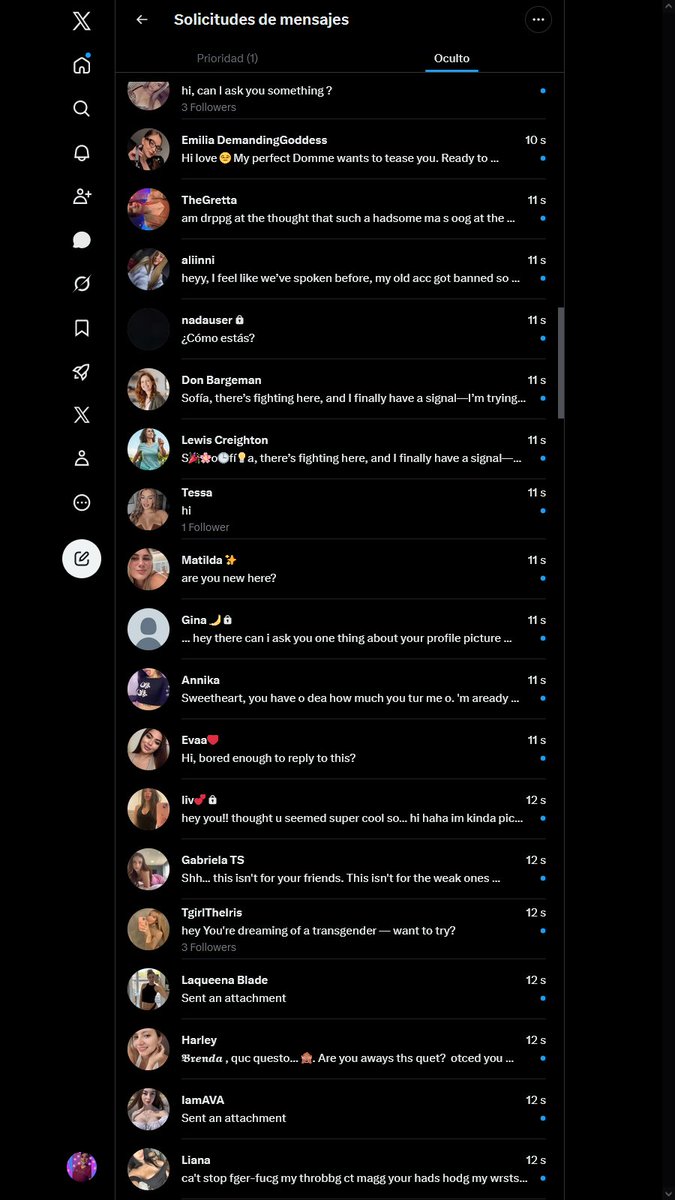 SexyValquiria95's tweet photo. Yes, I'm a very popular girl!😊😘💖
Well, I think they're all my spam messages, ha ha ha!🤣
It's funny and surprising at the same time to see all those messages "seeking my attention."😂🤷♀️🤪
#Memes #Fun #XSpam https://t.co/rXmS4jQAgS