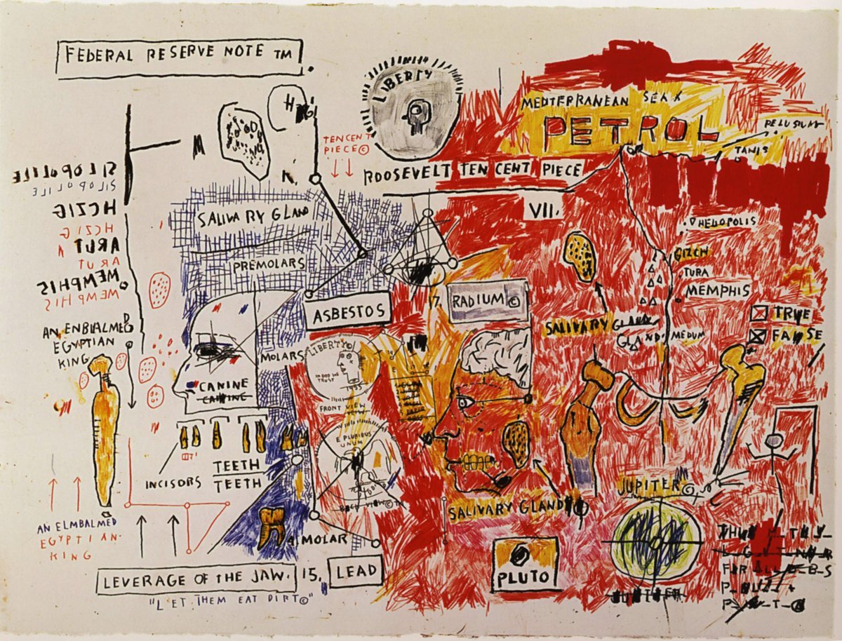 vintagebasquiat's tweet photo. Liberty, 1983 https://t.co/xK4ilF0gVC