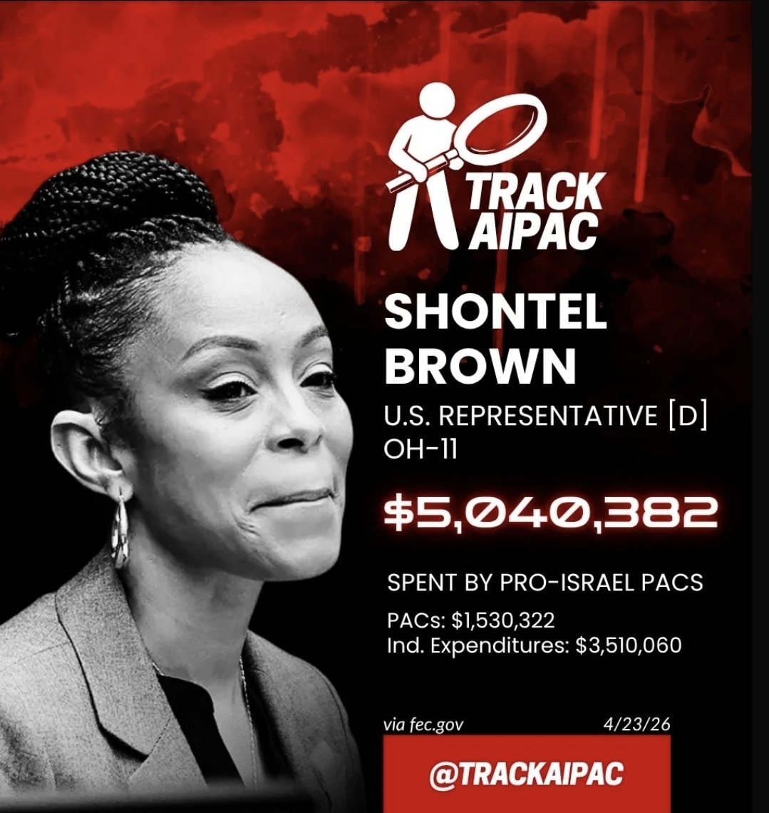 da_minister13's tweet photo. @RepShontelBrown If you're on the aipac take, then you have string in your back &amp; its being pulled by a puppet master. 
#CantTrussIt https://t.co/9IlZZMrlQF