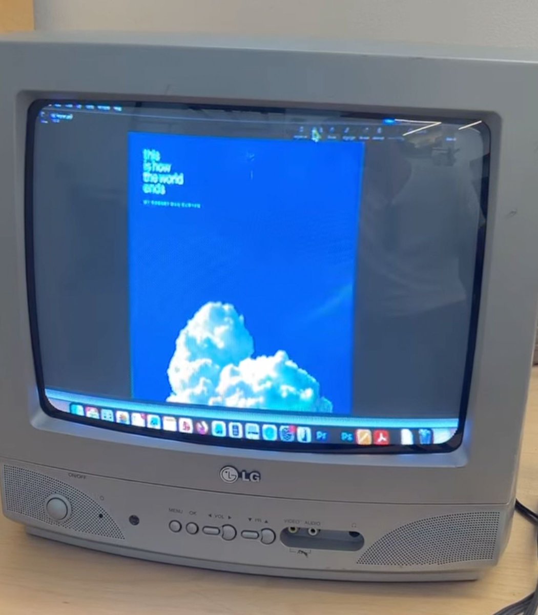screentime's tweet photo. The first straight-to-VHS movie in 20 years has been released, 10 years after the last VCR was made 

The film ‘This Is How the World Ends’ aims to push back against the digitization of media and criticizes AI https://t.co/adoQrm9Dmf