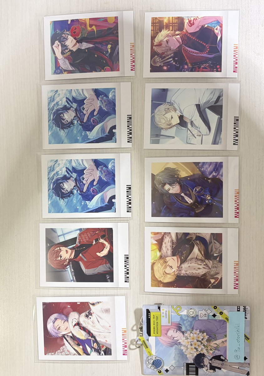 9u_otorihiki's tweet photo. 【交換】18TRIP エイトリ ぱしゃこれ vol.2
シャイニーカード みにコレ 名刺

求: 添、千弥　(異種可)

譲: 可不可 練牙 雪風 礼光 あく太 潮 季肋 來人 幾成 夜鷹

郵送でのお取引 or 9日池袋手渡し

検索からもお気軽にお声掛け下さい。 https://t.co/CwLi3L4PaK
