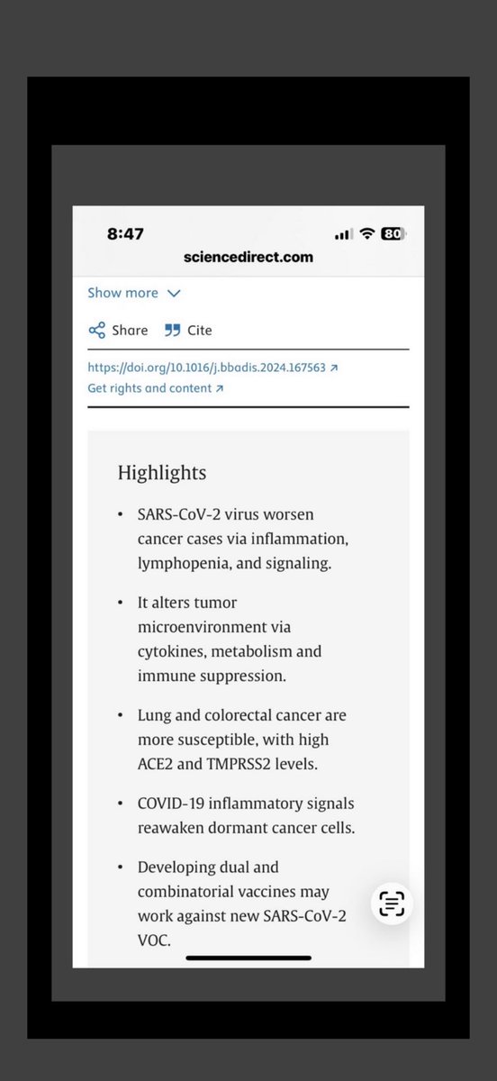 SimonePands1111's tweet photo. @ChildrensHD Idiots

COVID-19 infections cause cancer

COVID-19 mRNA vaccines prevent cancer causing infections and are now being used by oncologists worldwide to shrink cancer tumors https://t.co/sEQnYIuyfa