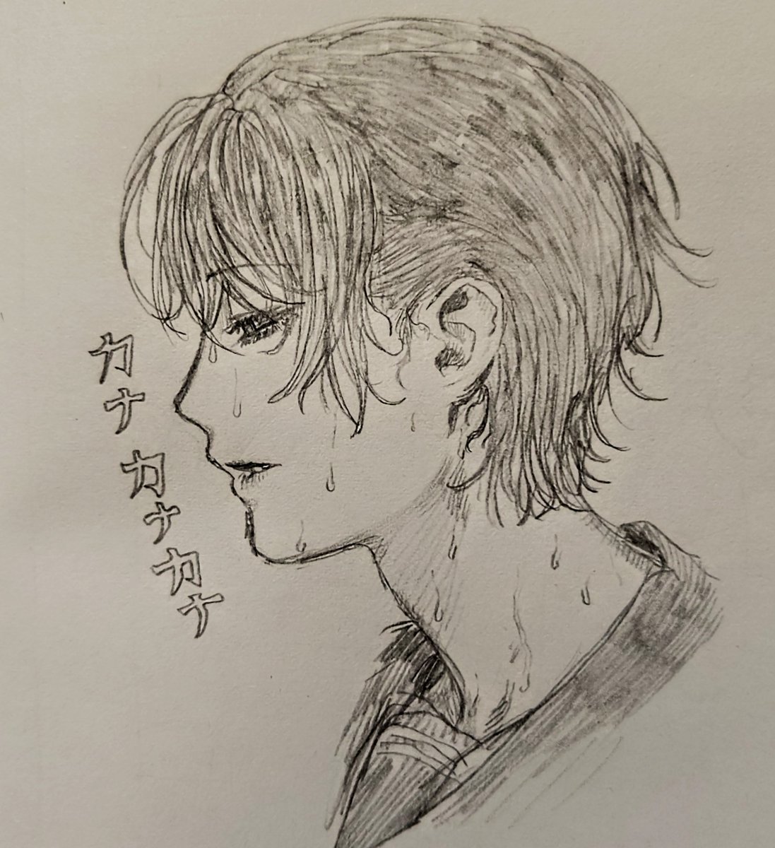 zusandatsuro's tweet photo. アナログ苦手すぎる、顔しか描けん https://t.co/yJOWavxz9I