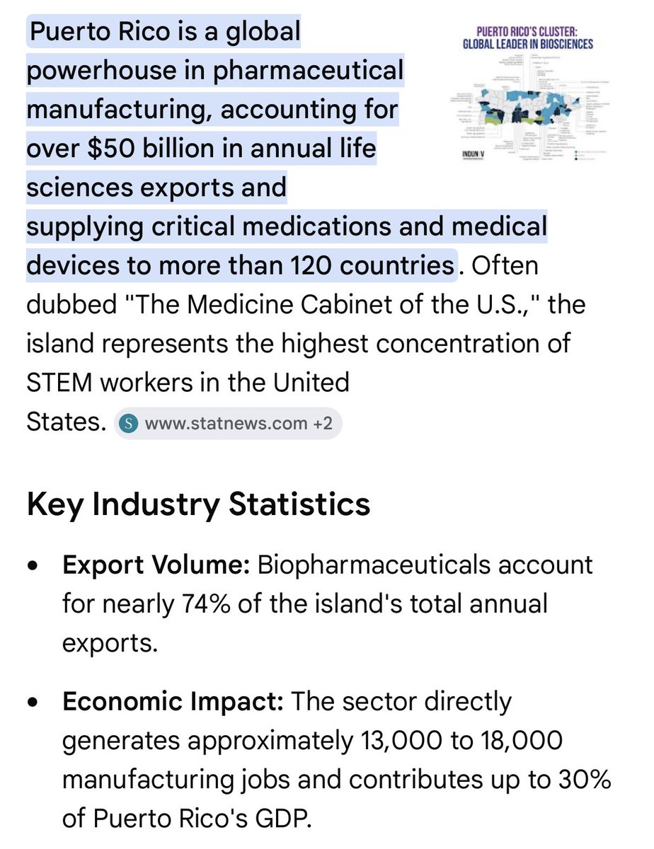 Jonmad's tweet photo. @wormhillknowing @RMckwei @SANTOXXXIII Our economy is disproportionately pharmaceuticals, not tourism https://t.co/tkXOjdpFCg
