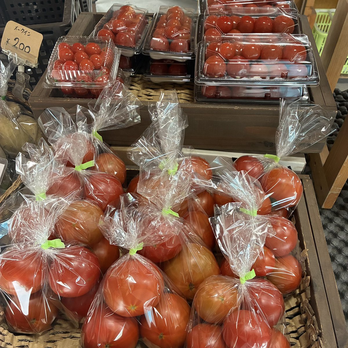 koyahachi_'s tweet photo. おはようございます！本日9時半〜営業いたします。午前のみの営業です🍅
【お品書き】
完熟トマト、ぜいたくトマト、ほうれん草、小松菜、長ナス、イボなしきゅうり、プチぷよ、ミニトマト、大根、カリフラワー、じゃがいも https://t.co/qchKgk8z5W