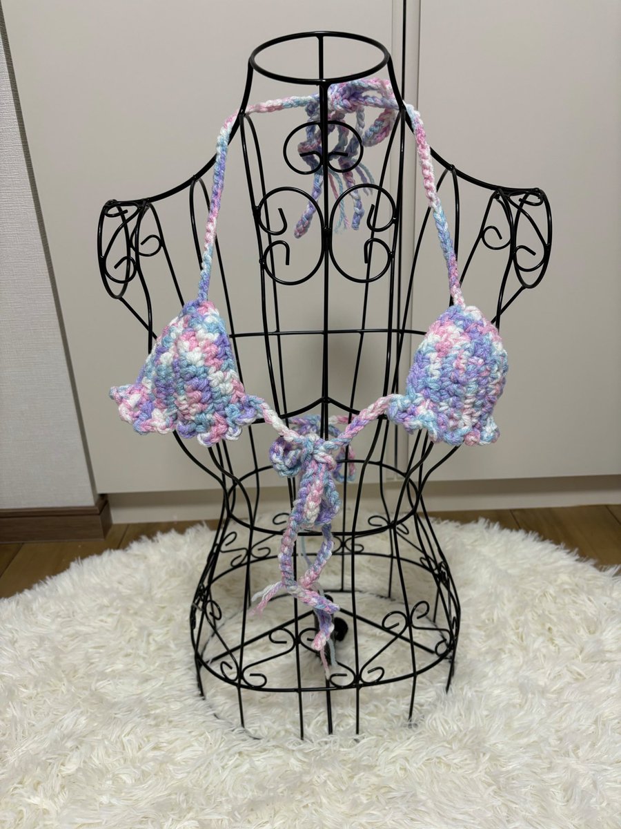 MACHA_R7's tweet photo. 31のコットンキャンディみたいなぽっぷなかんじ！ #編みまちゃ https://t.co/bVqGdO5rpU