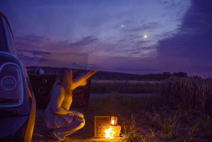 Astro_Mundane's tweet photo. Venus draws nearer to Jupiter in French skies.  💜💫 https://t.co/Y0Nk0Xdd9g