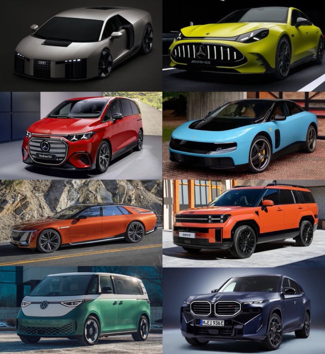 ColeThereum's tweet photo. We are in this weird era of car design where we are transitioning to more modern design but the companies are still too scared to full send it so we get some sort of sloppy in between

Hate the CyberTruck all you want but at least the design wasn’t safe or whatever this is https://t.co/wY7KIvtRH4