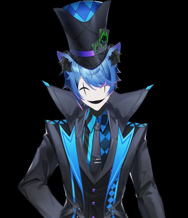 TrickcoG's tweet photo. Design vs Vtuber Model 🎩🎭🃏

Design and Model : @KenKenMo6 https://t.co/IBhBc0zS7Z