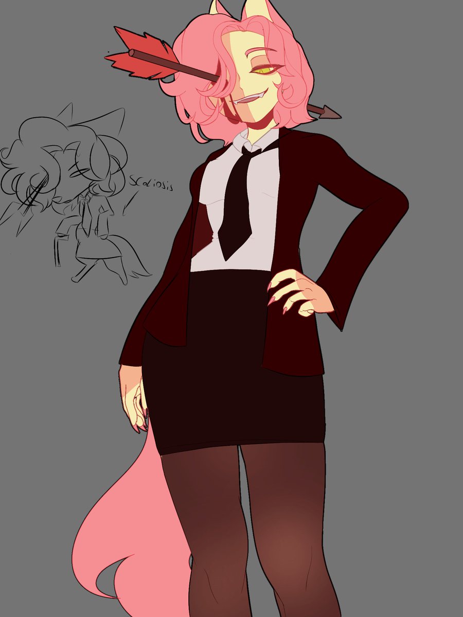 B_Wabii's tweet photo. old oc that i'll never draw again  ⚰️ https://t.co/0mXv7OKekX