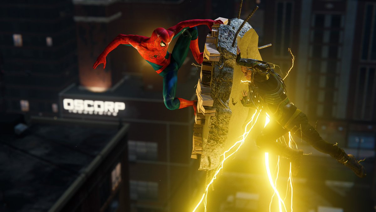 ArtistLangford's tweet photo. Listen I’ll shit on Spider-Man 2 any day (not even that bad I just think it was very underwhelming) what we aren’t gonna do is start Turing on Spider-Man 2018 
THAT GAME AND STORY WAS FUCKING PEAK https://t.co/2xqEn6mgvl