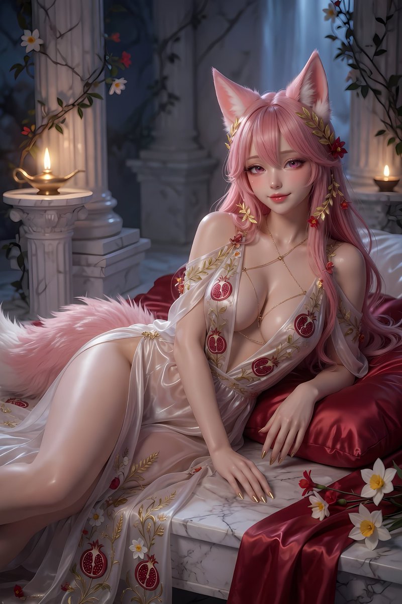 TwyliTries's tweet photo. Goodnighty everyone. 🌺🌑
Tonight I walk the ancient paths as Persephone — blooming with spring flowers while carrying the quiet mystery of the underworld. May your night bring balance, sweet dreams, and the gentle promise of renewal. Rest well my friends. 💕 https://t.co/FnBxT1RcgA