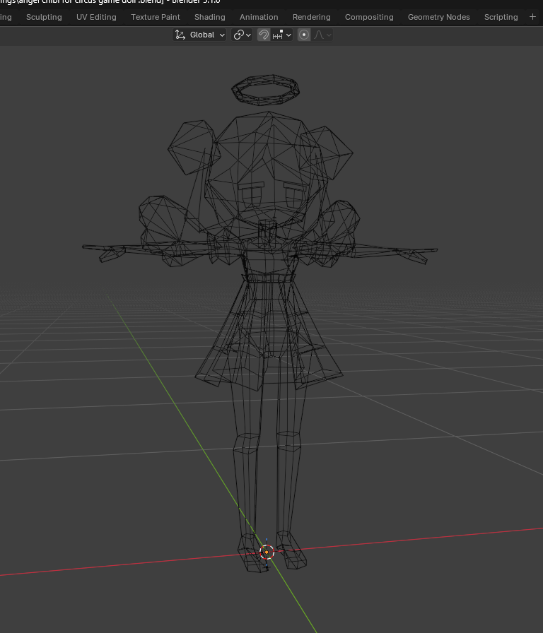 schitzoe's tweet photo. wireframe vs lowpoly model
(retro chibi made in b3d) https://t.co/0CDVUbEgkI
