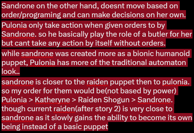 ShadoNoName's tweet photo. @bongo_baka @GachaTruth @Lister44180346 this is the definition of automaton that i found. "An automaton is a pre-programmed, clockwork machine that blindly repeats a fixed sequence of physical actions".
this matches Pulonia quite perfectly. he basically moves based on his programming and orders. https://t.co/aTx2Xh6Eie