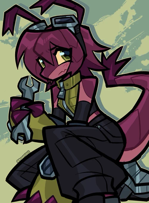 Got this cutie from Nebowskii and I haaaad to draw her right away oughh shrimp cockroach thing