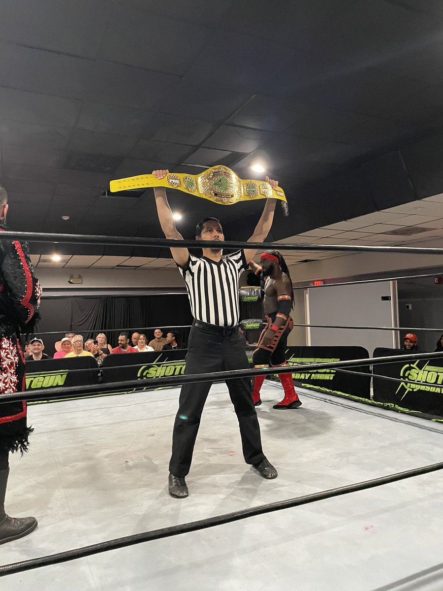 WrestlePro's tweet photo. The Garden State Championship is on the line in a TRIPLE THREAT match as Azriel and GKM look to challenge the champion Justin Corino!!! https://t.co/upl9hVgWnb