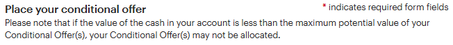 scytalecipher's tweet photo. Make sure to have the funds in your account for the conditional offer before submitting. Give yourself a few days for transfers to be available. SPCX https://t.co/8NbhzUf0n1