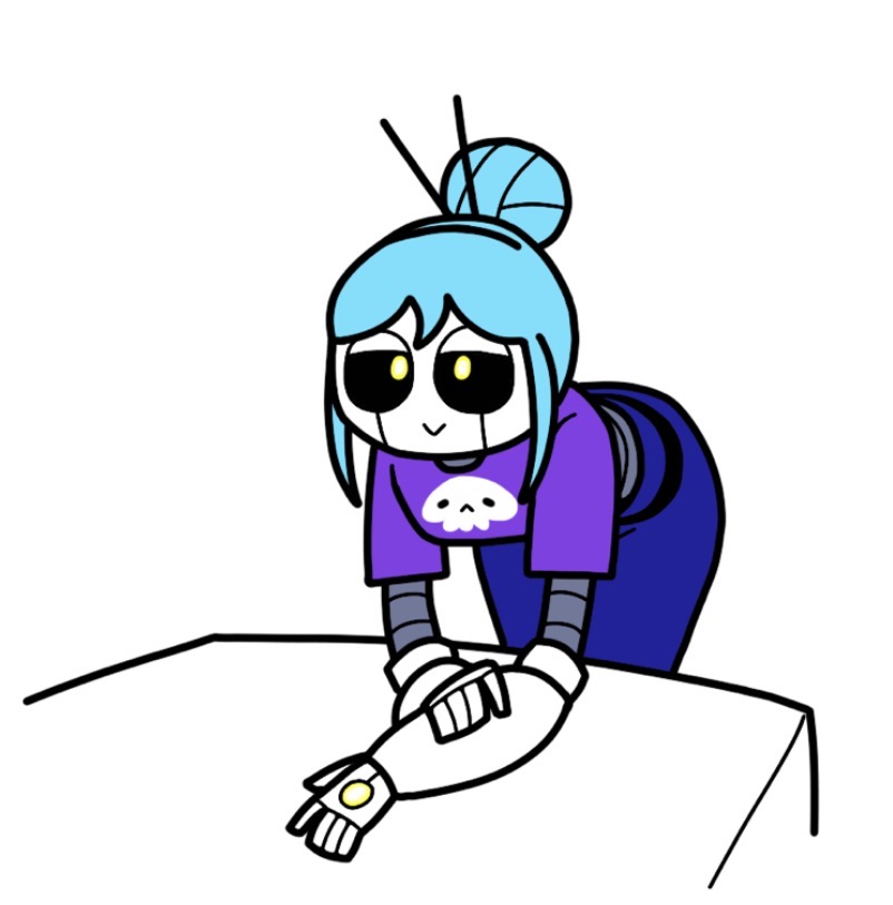 P6768017Papyrus's tweet photo. Por si preguntan como se ven los brazos normales de la Emily https://t.co/2mMCtTDc8n