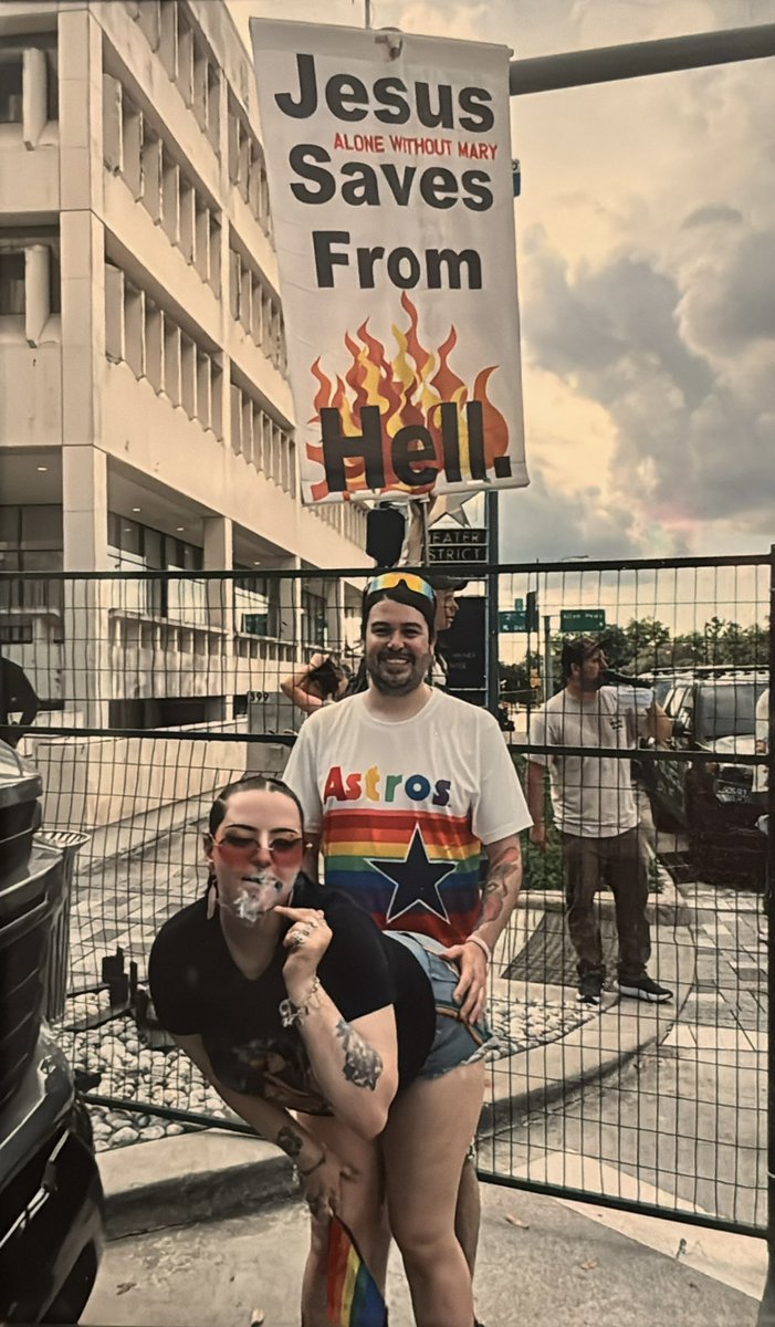 xmerbear's tweet photo. everyone is always so biphobic during pride month….anyway, here’s my wonderful boyfriend and i 🏳️‍🌈 https://t.co/nkhgh93yPw