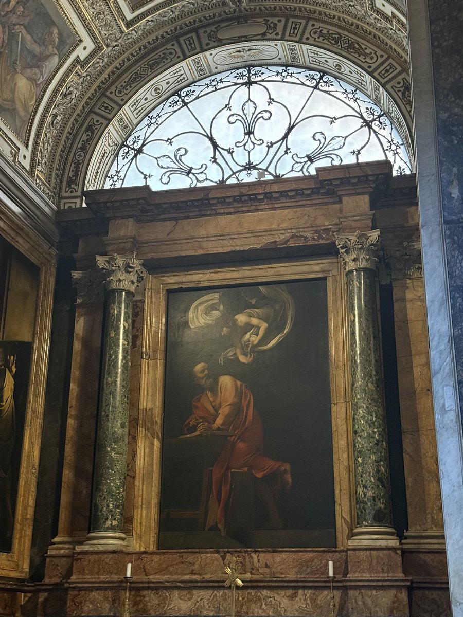 OW_S_M's tweet photo. The other two paintings in the cycle are The Calling of Saint Matthew and Saint Matthew and the Angel. https://t.co/4MFFmoKr6p