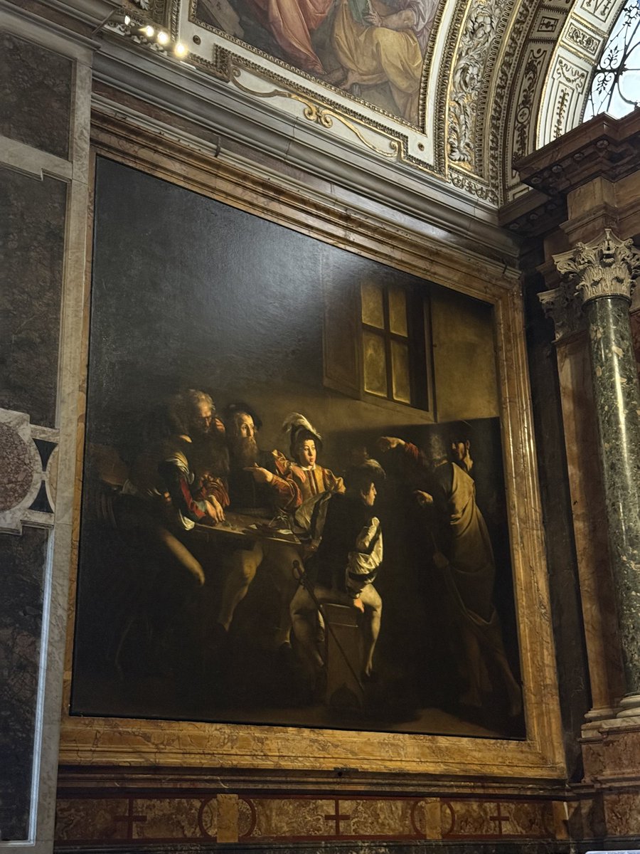 OW_S_M's tweet photo. The other two paintings in the cycle are The Calling of Saint Matthew and Saint Matthew and the Angel. https://t.co/4MFFmoKr6p