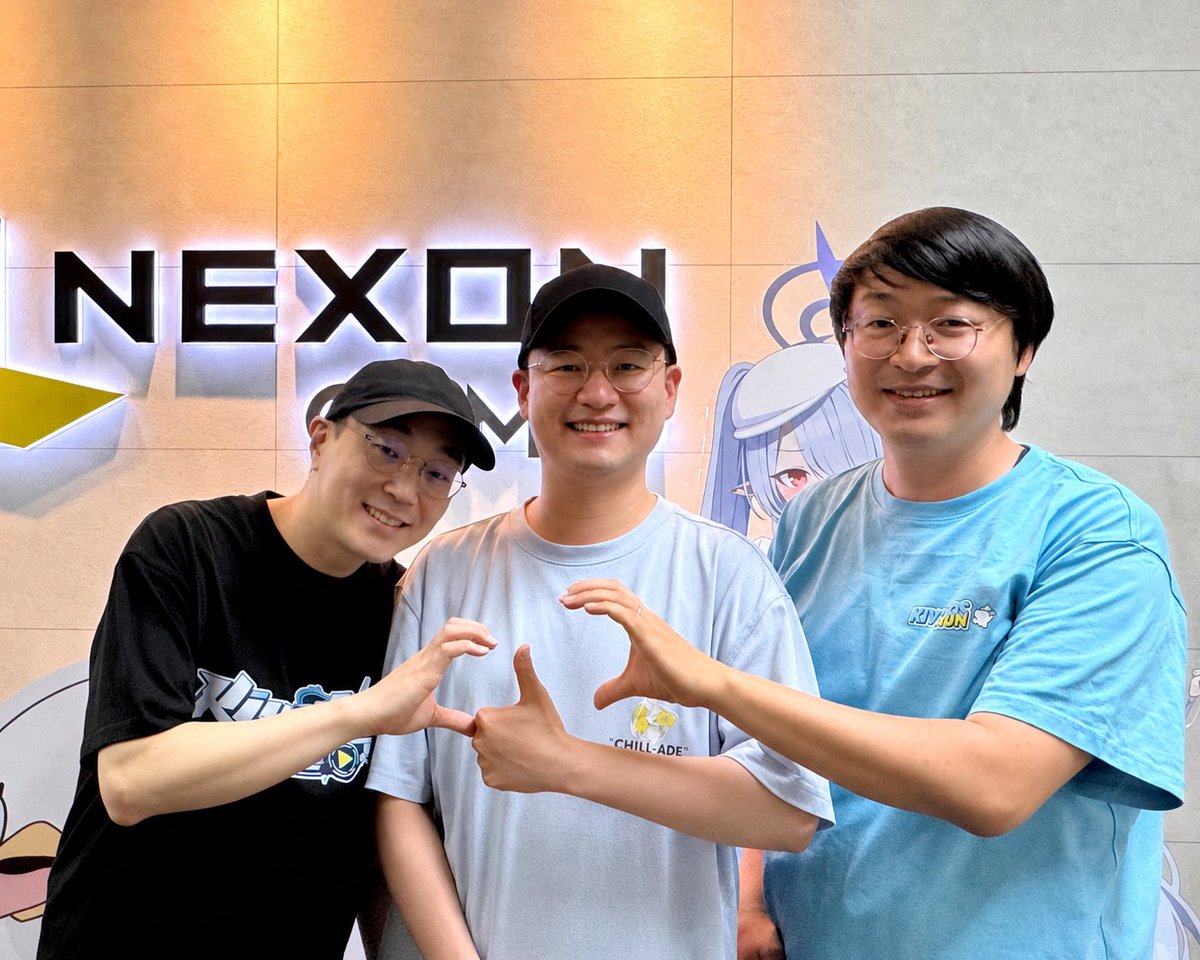 Tw_Azoth's tweet photo. 인터뷰 엠바고 해제되어 소식을 전합니다

블루 아카이브 김용하 EPD 겸 본부장님, 이준호 부PD님과 인터뷰를 하고 왔습니다

저희 말고도 다른 곳(인벤, TIG 등)에서 다른 질문과 내용으로 인터뷰 하셨으니 일독을 권합니다

제가 묻고 들은 이야기는 송고되면 공유 하겠습니다 https://t.co/WneH9EicO2