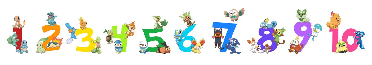 VictorAriza69's tweet photo. Here's another Pokémon post I made. Counting with Pokémon is very "catchy". https://t.co/poJpc839DT