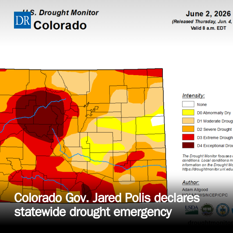ccdr's tweet photo. Colorado Gov. Jared Polis declares statewide drought emergency https://t.co/987UMmfSGQ https://t.co/39QrlNo4UI