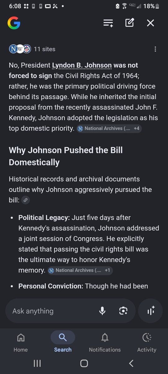 LadyForProgress's tweet photo. @JoeJoe32536 @Nguyen_anime3 He was following John F Kennedys wishes. The civil rights act was pushed by Northern democrats like Kennedy. Where did you learn your fake history? After civil rights act, Nixon did the southern strategy to woo southern racists to republican because they were against it. https://t.co/RcuXktSB3j
