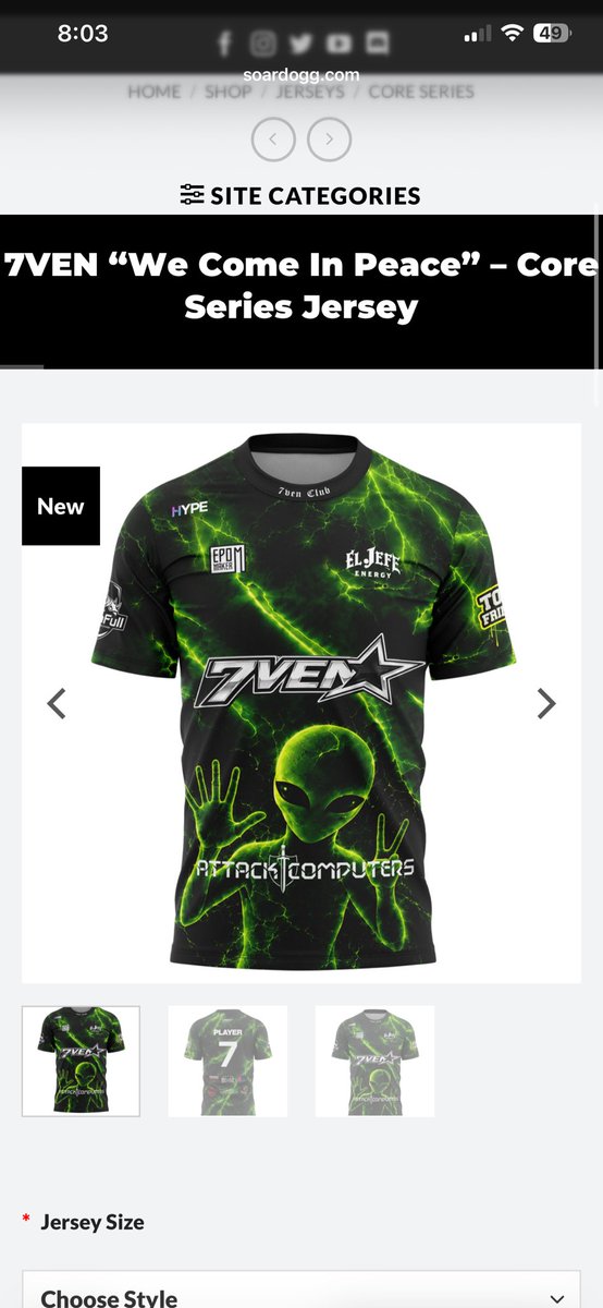 ImJozay's tweet photo. Let’s try that again with out showing the order number lmao Big shoutout to @Emo__Senpai for the jersey I can’t thank you enough @7VENCLUB @JeffTheMVP you have a true legend in this organization thank you again 🙏 https://t.co/U1KGrxdG0t