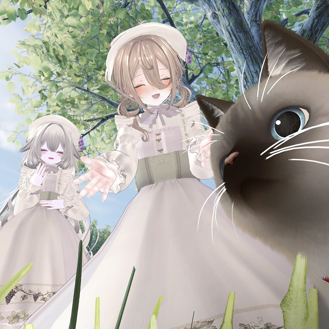 A_Coquelicot's tweet photo. 本日20時発売予定です…！
にゃにゃまるの対応を間に合わせたいのでもしかしたら少しだけ遅れるかもしれないです💦
とても可愛く仕上がっているのでたのしまにしていてください🍇🌿🥀✨️
 
【対応アバター】
ムムス
ルルネ
にゃにゃまる
まめふれんず(後日追加予定)

#booth_pm #AtCo_VRC https://t.co/Lsi4jp5hf7