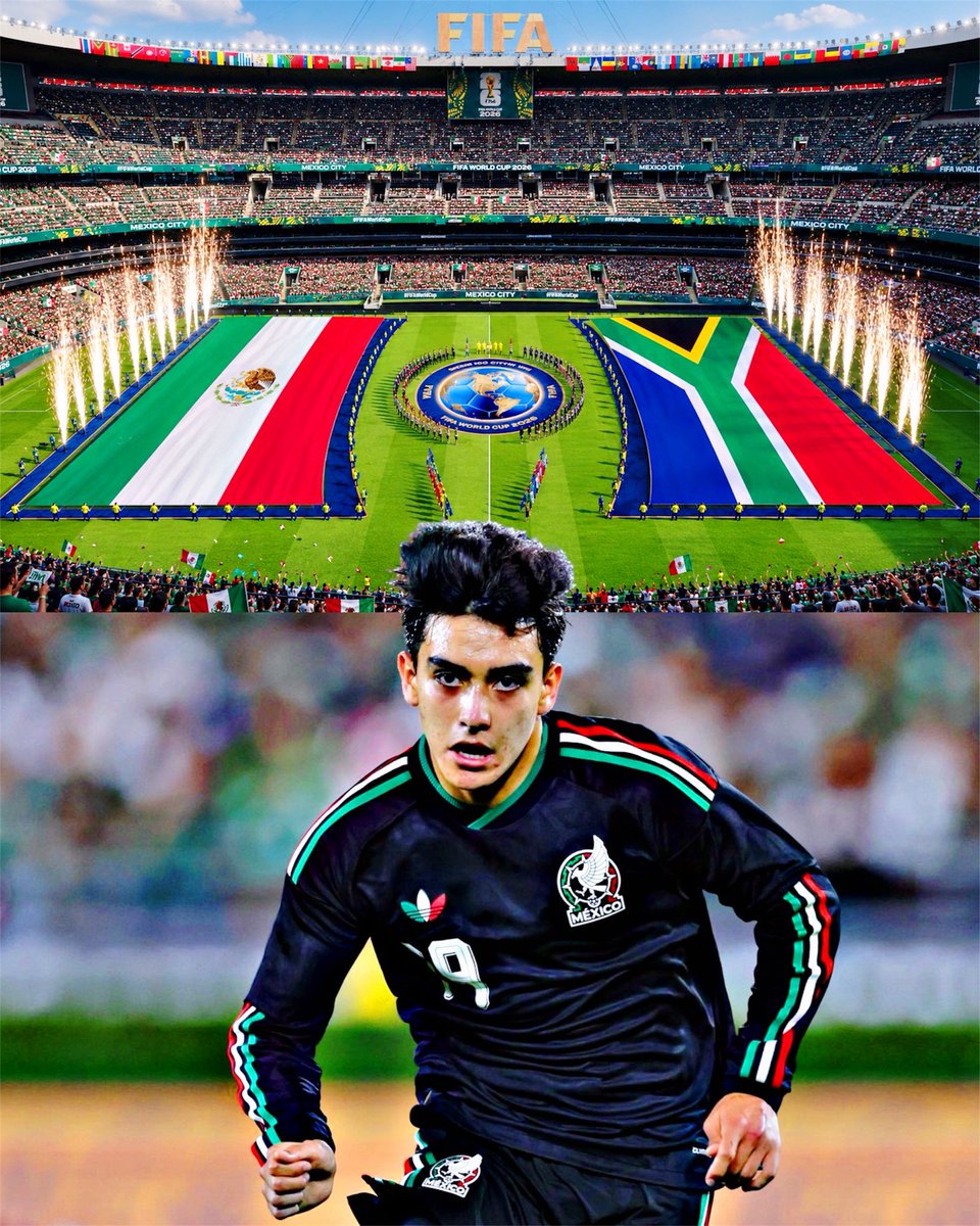 AllFutbolMX's tweet photo. 🚨🏟️ NEW: FIFA has confirmed a brand-new pre-match ceremony for the World Cup. 🏆

All players, including substitutes, will line up around the centre circle during the national anthems, while extra-large country flags and new visual elements will be introduced before kickoff. https://t.co/8lRRmbbkaA