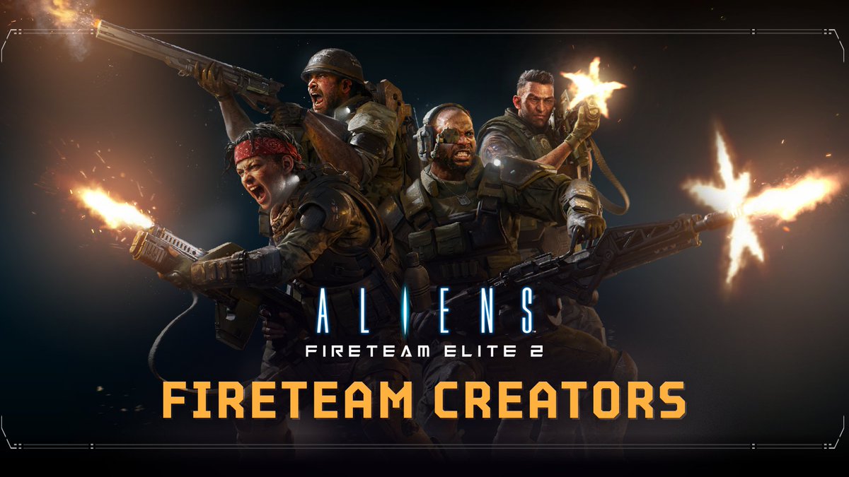 AliensFireteamE's tweet photo. Are you an AFE2 content creator? (or want to be?) This is your calling! Join the ranks of streamers, video, and fansite creators!

Learn more about Fireteam Creators, our new Content Creator program and apply today! https://t.co/2FYw0OyVwb #AliensFireteamElite2 https://t.co/18Mnr3H66R