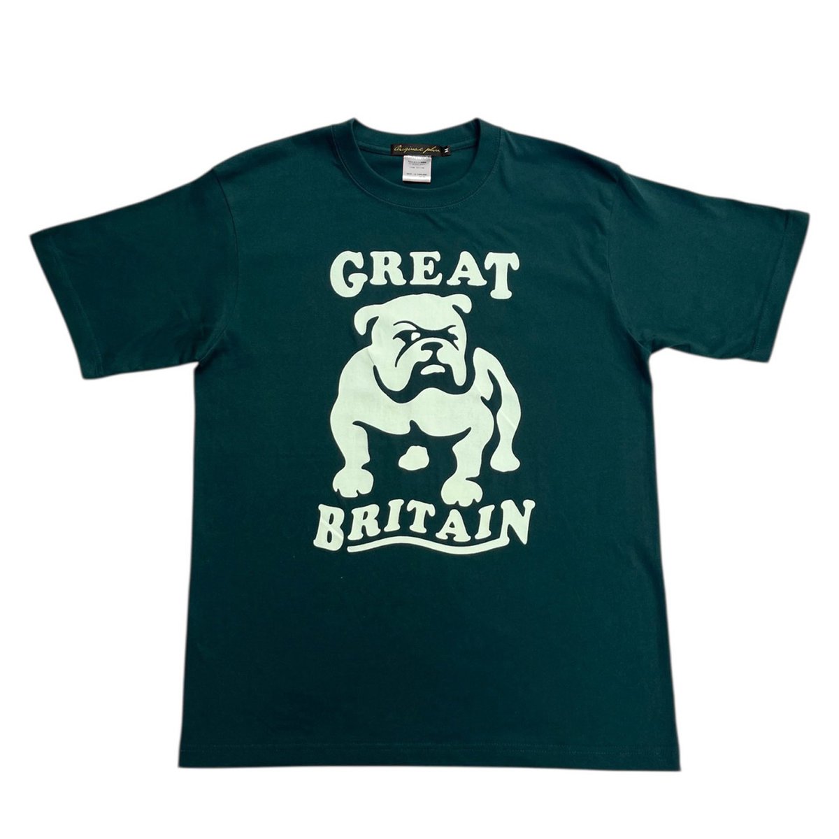 original_john's tweet photo. Original John
T-BRITISH BULLDOG

定番ブリティッシュ・ブルドッグTシャツ。
背面裾に"BULLDOG"刺繍。
https://t.co/bhBjpT7GBu https://t.co/TBD3kgMQ6a