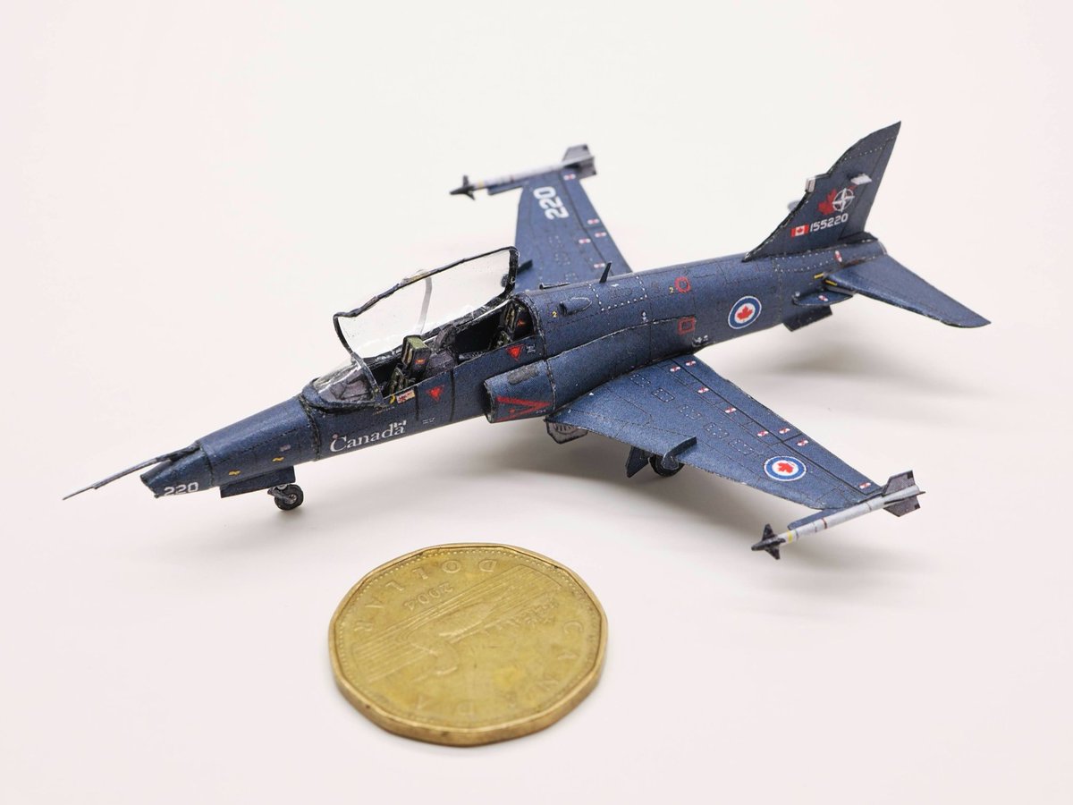kggbuild's tweet photo. ✨ Previous project #paperModel #JustForFunScaleModels #kggmodel #kggBAeHawk #previousWorks
BAE System RCAF CT-155 Hawk 1/144

👉 https://t.co/mnxPuegNNG https://t.co/Kt76DUvhEN