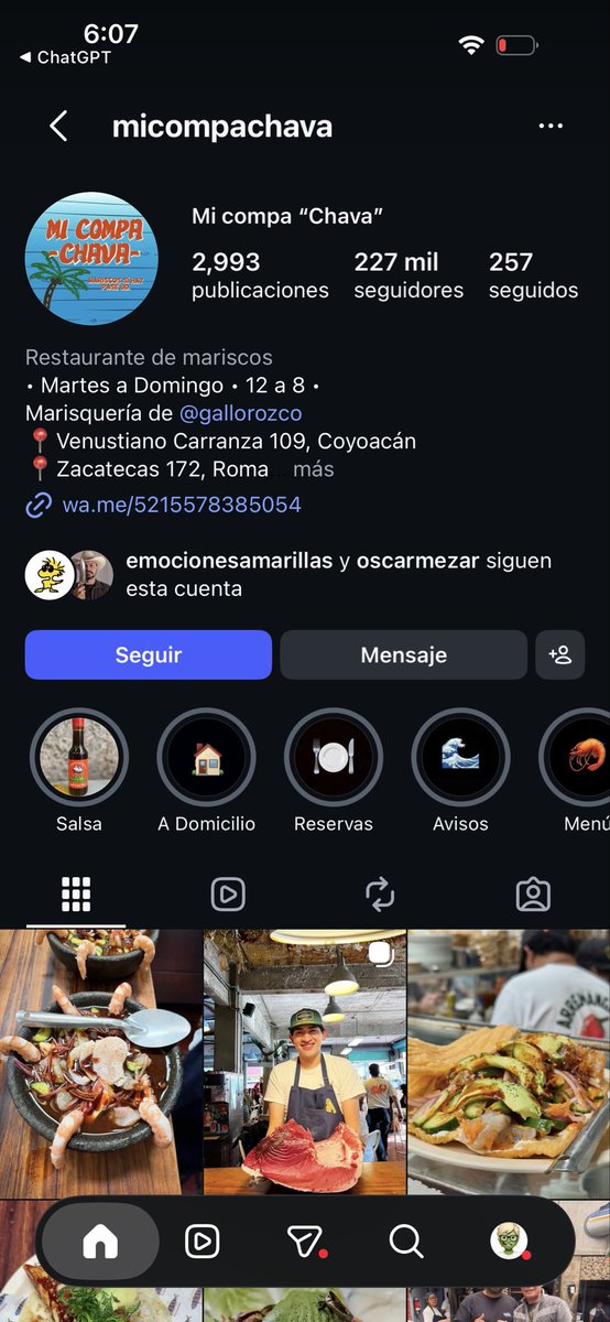 YngMoney4Me's tweet photo. @joshua_sntana Bro tengo un poco de info , en el perfil de insta de la marisquería tiene la misma playera que la foto que subió nil comiendo , entonces si están en Coyoacán https://t.co/fJz1VjjYVl
