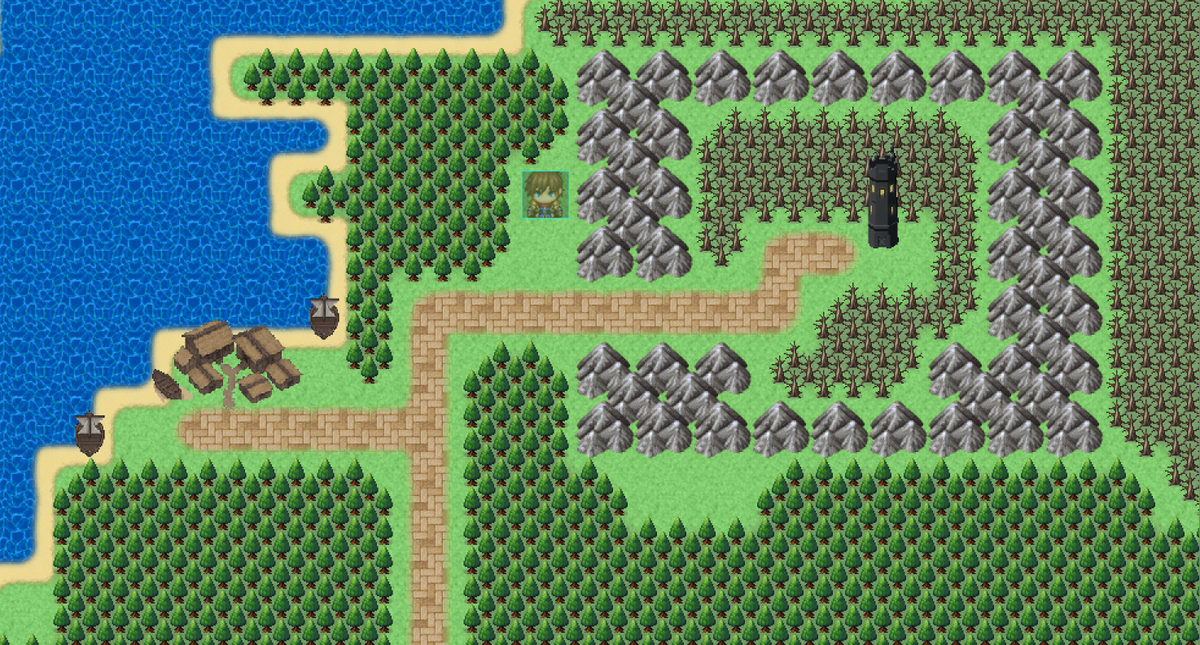Rokirtech's tweet photo. another few hours experimenting with #grok imagine agents Beta for creating Tilesets for RPG maker.

remade the village and added a ominous tower.

still need some more improvents and map locations.

#rpgmaker #gaming #grokimagine #ai https://t.co/5dVNzjln94